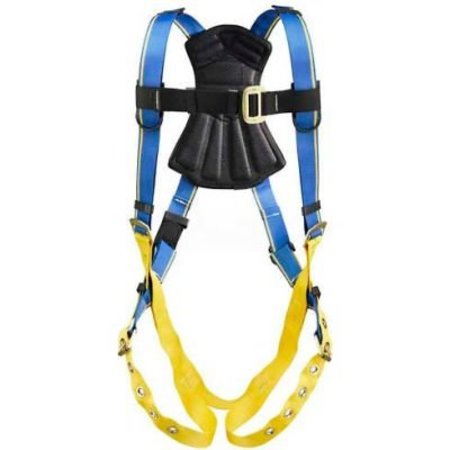 WERNER LADDER - FALL PROTECTION Werner Blue Armor Standard Harness, Tongue Buckle Legs, M/L H212002